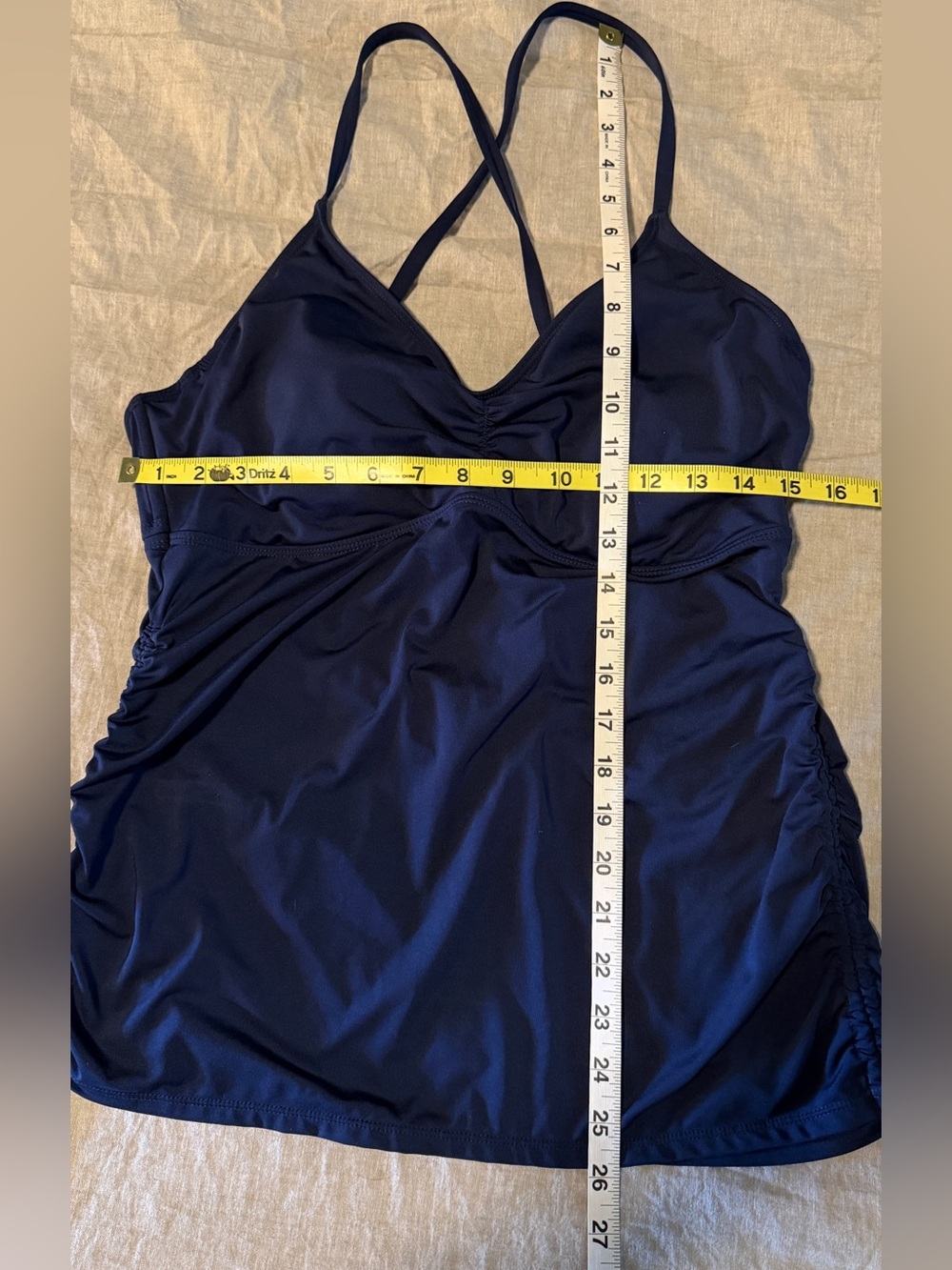 Carve Designs Navy Camari Tankini - Picture 7 of 10